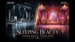 The Sleeping Beauty Ballet Stage Build Timelapse Behind the Scenes Magic