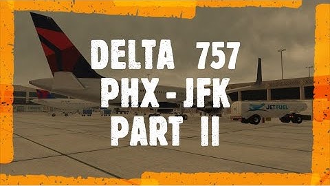 X Plane 11 - Flight Factor 757 v2 | DELTA 423 Pt 2: Push back to Cruise