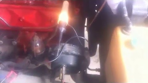 how to set engine timing with a test light