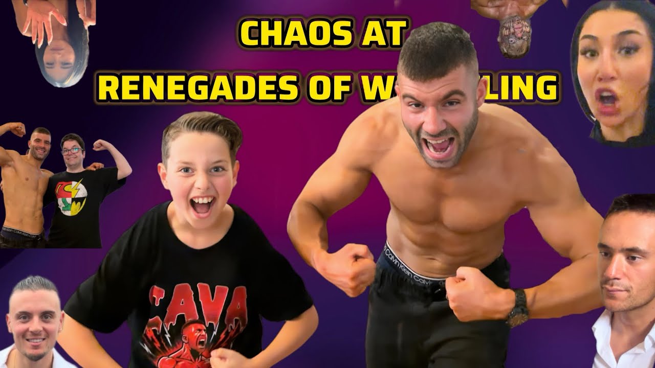 BACKSTAGE CHAOS at Renegades of Wrestling! Revenge on JXT + Indi Hartwell T-Shirt Swap