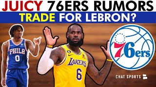 76ers Rumors: Philadelphia FAVORITES To Land LeBron James? Trade Tobias Harris & Tyrese Maxey?