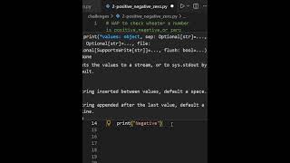 Python Challenge #2 | Positive, Negative or Zero? 🐍