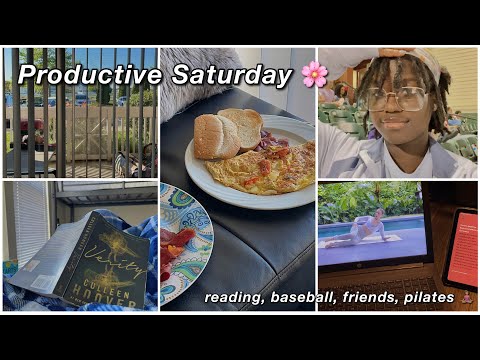 REALISTIC GET PRODUCTIVE WITH ME 🌱|| cleaning, procrastinating, mini book review 💌