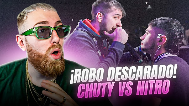 ¡ROBO DESCARADO A CHUTY! CHUTY VS NITRO FMS WORLD SERIES J1