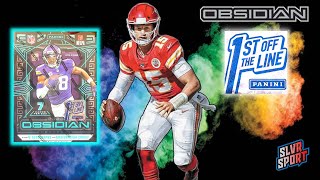 EARLY LOOK  2023 Obsidian Football (FOTL) Hobby Box  Beautiful Cards!!