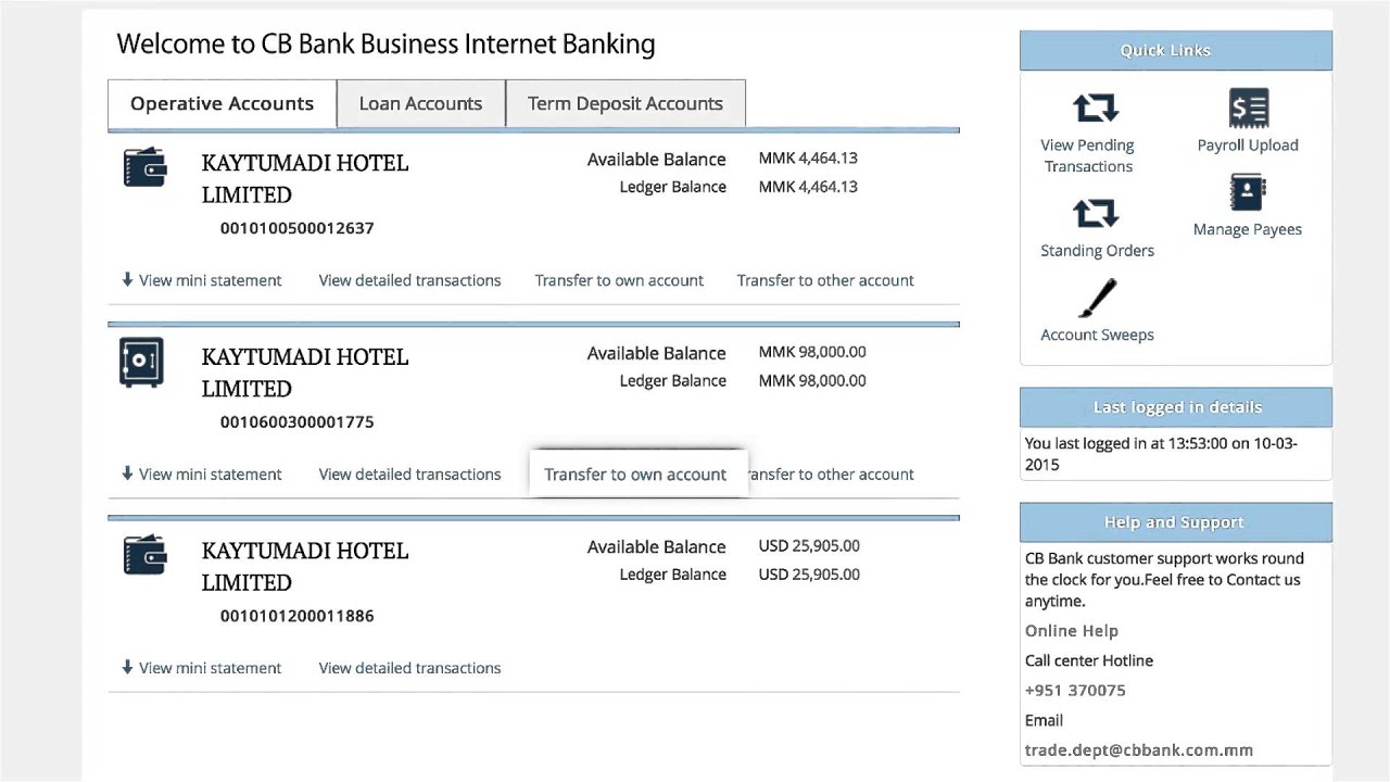 Corporate\How to transfer own acc Inputter - YouTube