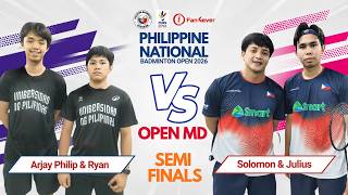 SF | Open MD | PADIZ JR, Solomon & VILLABRILLE, Julius vs LAZARETO, Arjay Philip & MENDOZA, Ryan