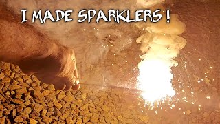 How To Make Sparklers. Making Sparklers Chemistry.