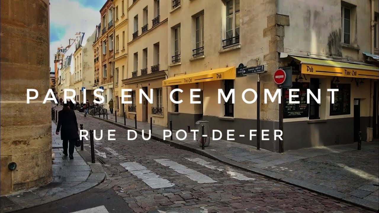 🇫🇷 WALK IN PARIS ( RUE DU POT DE FER ) 08/10/2020 PARIS 4K - YouTube