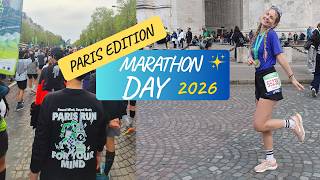 I Ran the Paris Marathon 2026..! 🥺🇫🇷✨| 5th Marathon 🏅