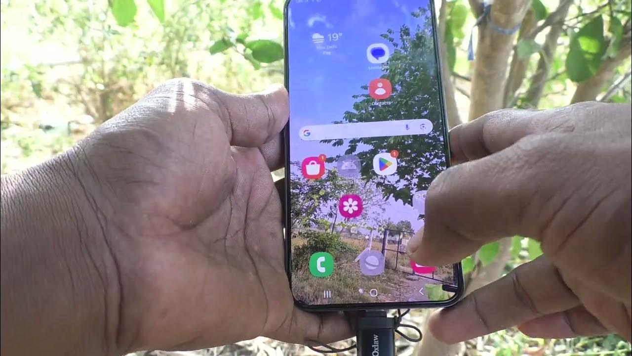 How to connect pendrive through OTG settings in Samsung Galaxy S24 Plus