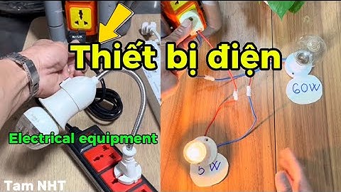 Lưu ý khi dùng ổ cắm điện di động & bắt bóng đèn nối tiếp #chiasekinhnghiem #batnoitiep #electrician