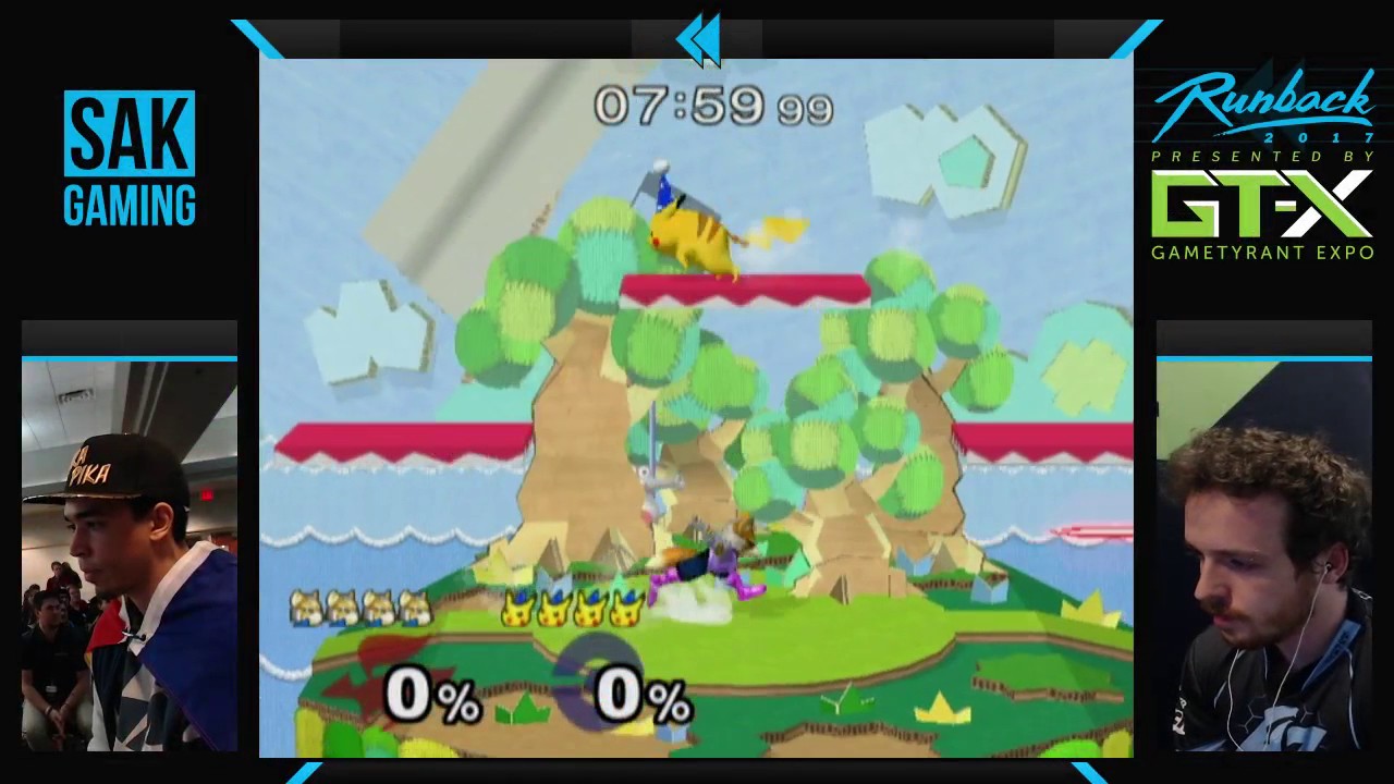 Runback 2017 Losers Quarters - TS|Axe (Pikachu) vs CLG|SFAT (Fox)