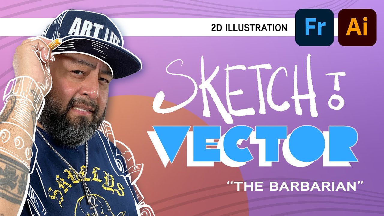 Sketch to Vector: The Barbarian with DTM