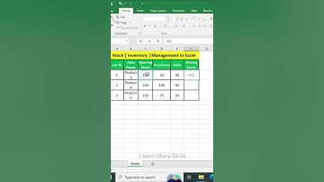 Stock [ Inventory ] Management in Excel #InventoryManagement #StockTracking #StockManagement #excel