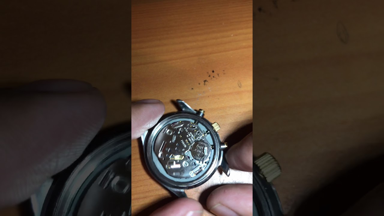 Seiko 7T62A How to remove Crown stem. - YouTube