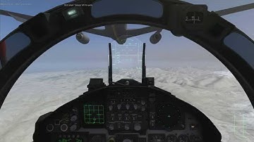 DCS World: F-15C Aerial Refuel Practice