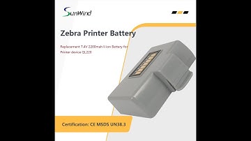 Testing replacement  battery qln320 QLN320 for zebra print Compatible with QLN320,QLN220,ZQ510,ZR628