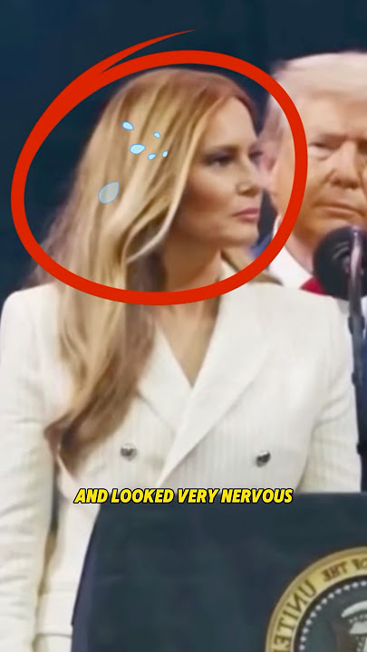 Why did Trump let Melania stand in front of him?#shorts #shortvideo #celebrity #trump #melaniatrump
