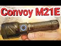 Convoy M21E thrower Type C charging 21700 budget flashlight trail trek