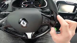 Steering Wheel Buttons Description for Renault Clio IV ( 2012 – 2019 ) | Steering Wheel Functions