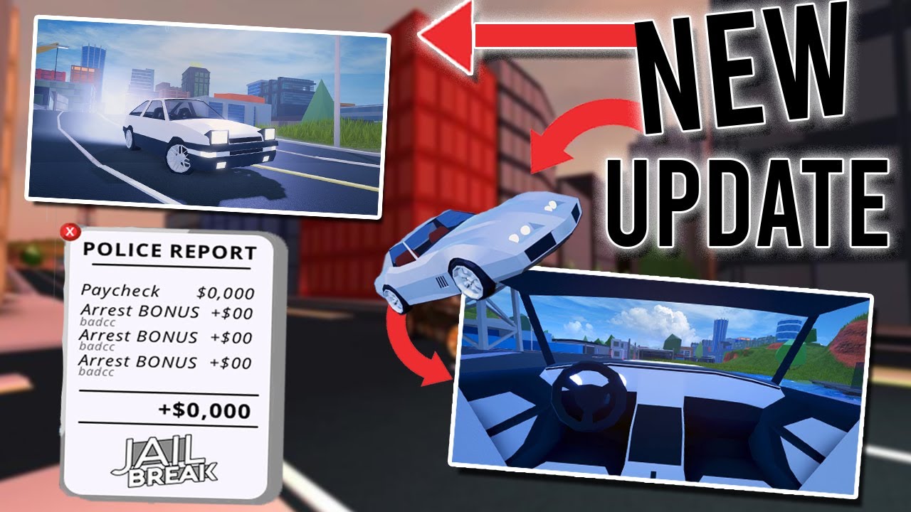 Roblox Jailbreak Update Info Two New Vehicles Police Increases More Youtube - roblox jailbreak update info