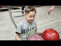 День рождения. Боулинг и аттракцион. Birthday. Bowling and attraction