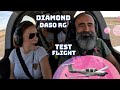 I test flight a DA50 RG... the new bird from Diamond Aircraft... with the smoothest test pilot ever.