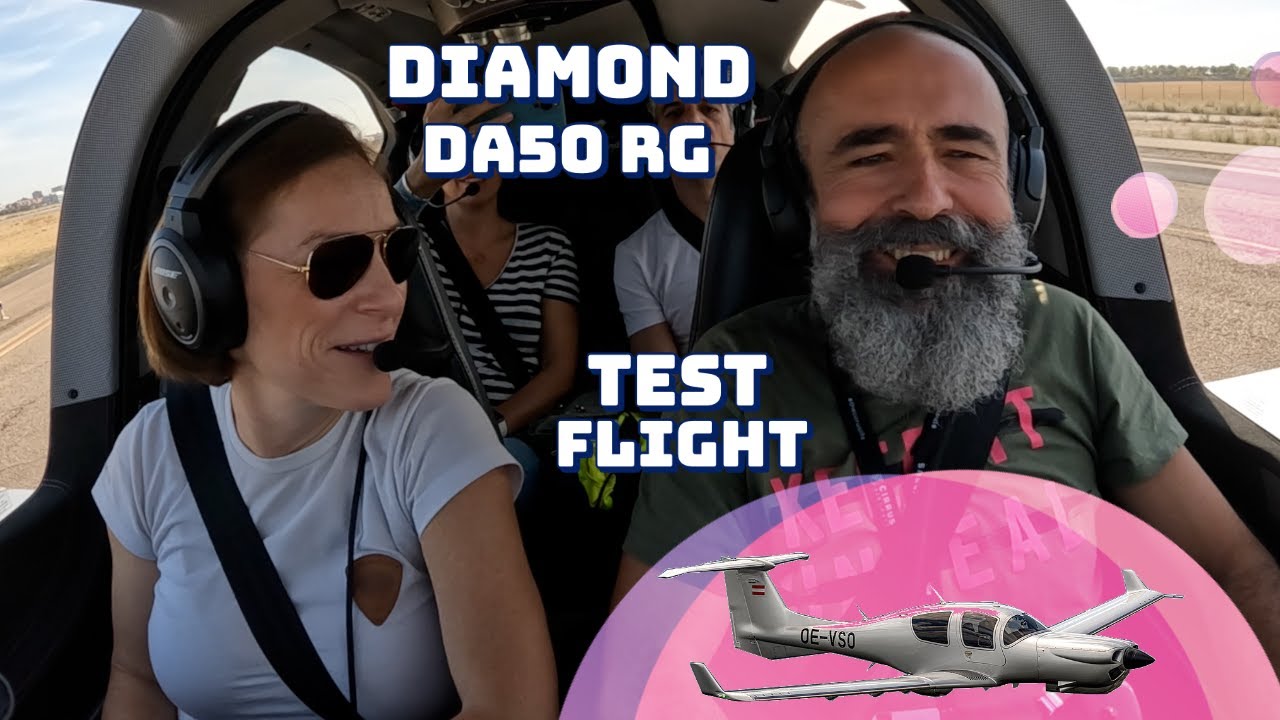I test flight a DA50 RG... the new bird from Diamond... - youtube