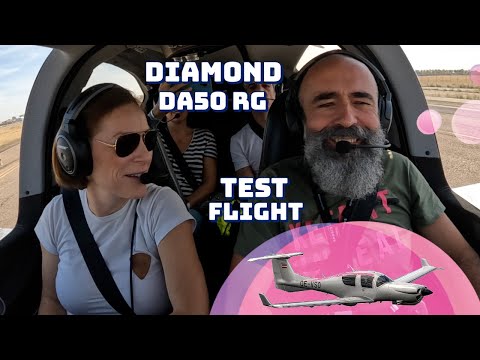Video I test flight a DA50 RG... the new bird from Diamond... - youtube