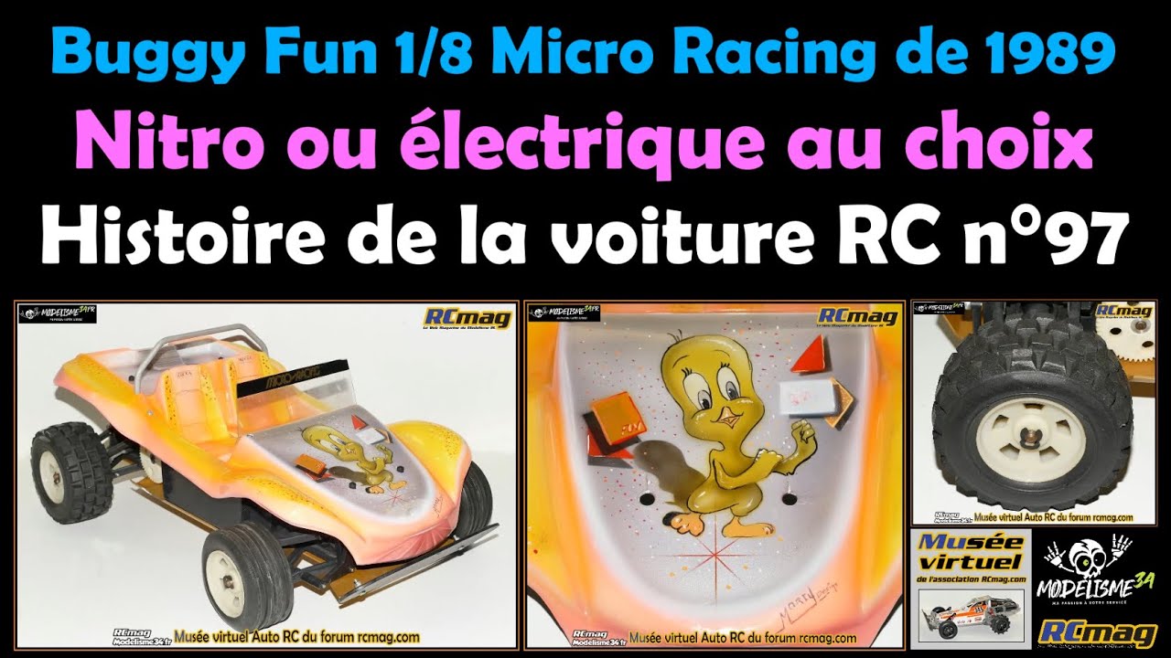 Buggy Fun 1989 Micro Racing - 1/8 Nitro or Electric - RC Car
