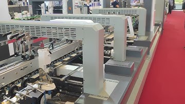 800-LC-C-S Full Servo Motor Intelligent Folder Gluer with print inspection at all in print #gluer