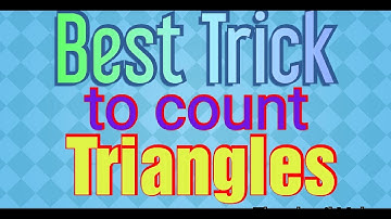 The Best Trick to Count Triangles Quickly Part -2 | Super Fast Trick | Public Service Commission |