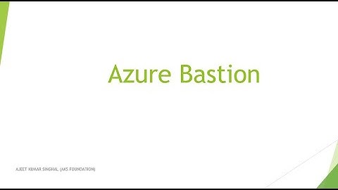 Azure Bastion