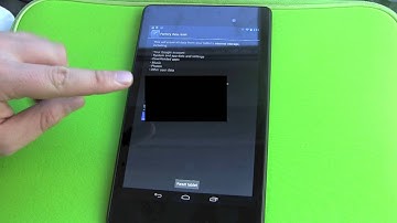 How to reset your Android Tablet - Google Nexus 7