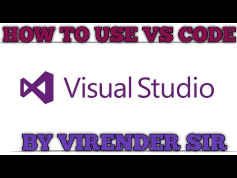 VISUAL STUDIO TUTORIAL IN HINDI [WEB DEVELOPMENT] IN HINDI BY VIRENDER SIR