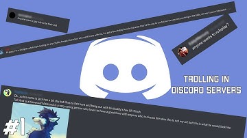 Trolling in Discord servers | #1