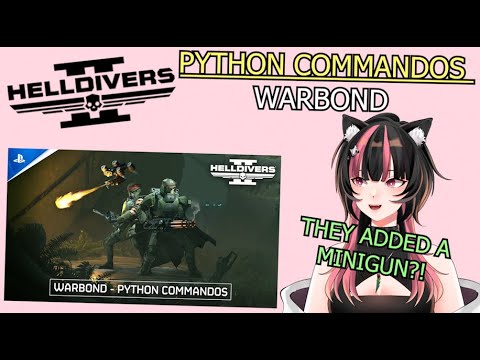 Python Commandos Warbond Trailer Reaction & Analysis — THEY FINALLY GAVE US A MINIGUN! 🔥