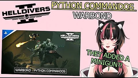 Python Commandos Warbond Trailer Reaction & Analysis — THEY FINALLY GAVE US A MINIGUN! 🔥