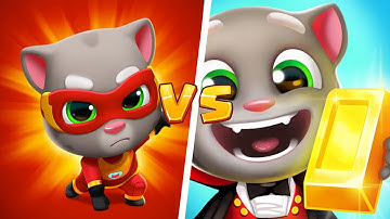 Talking Tom Hero Dash Vs Talking Tom Gold Run Gameplay Part 3