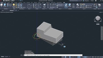 3D Rotate tool (AutoCAD 3D Tutorials)