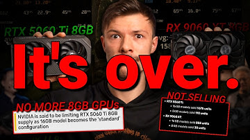 8GB GPUs are Actually Dying