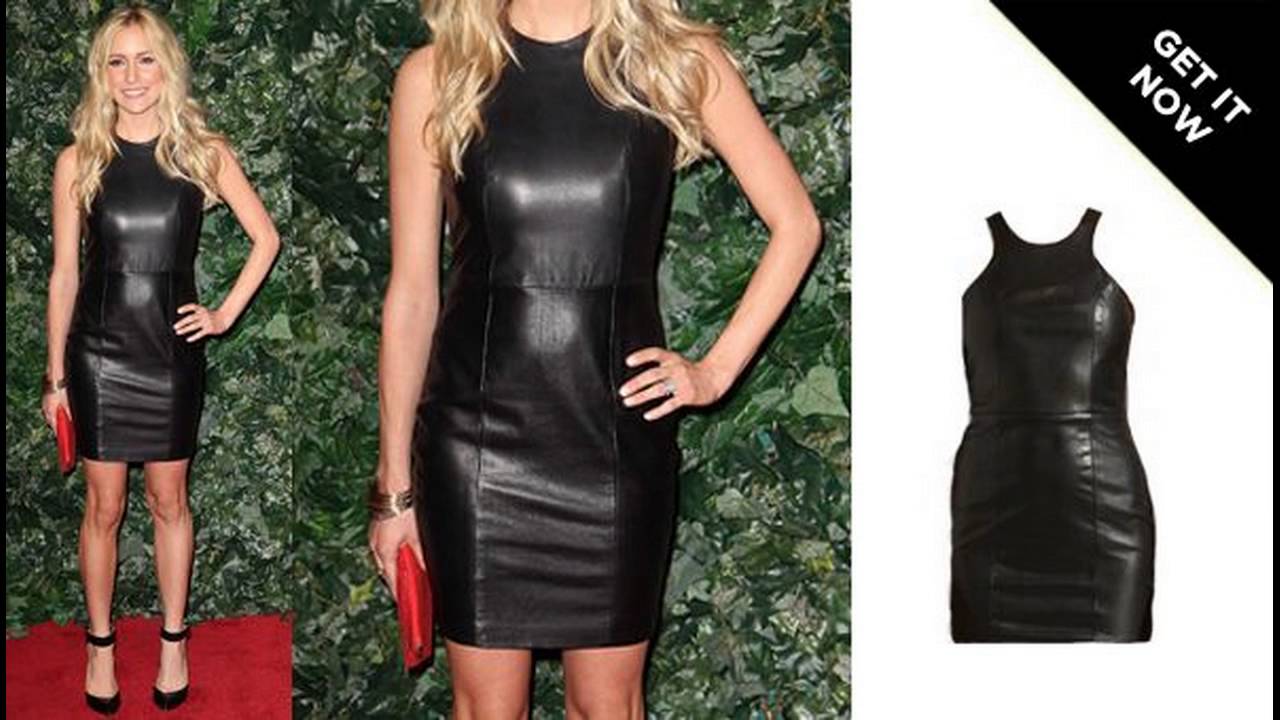 Rock the Leather Dress - Fashion Style Mag