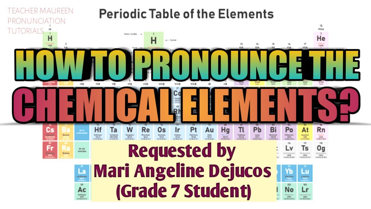 Elementary pronunciation