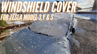 Windshield Snow Cover For Model 3, Y & S