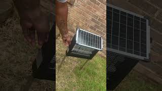 Solar Power Bug Zapper! This thing keeps all the mosquitoes, flies, and gnats away ☺️ we can finally
