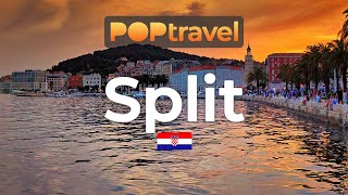 SPLIT, Croatia 🇭🇷 - Evening Tour - 4K