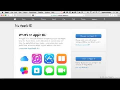 Apple OS X Yosemite Tutorial | Setting Up An Apple ID