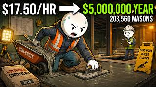 Every Level of a Concrete Contractor: $17.50/Hr → $5M/Year