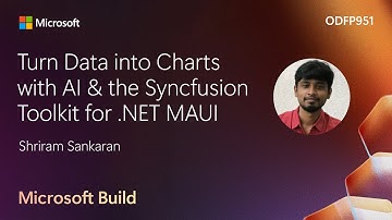 Turn Data into Charts with AI & the Syncfusion Toolkit for .NET MAUI | ODFP951